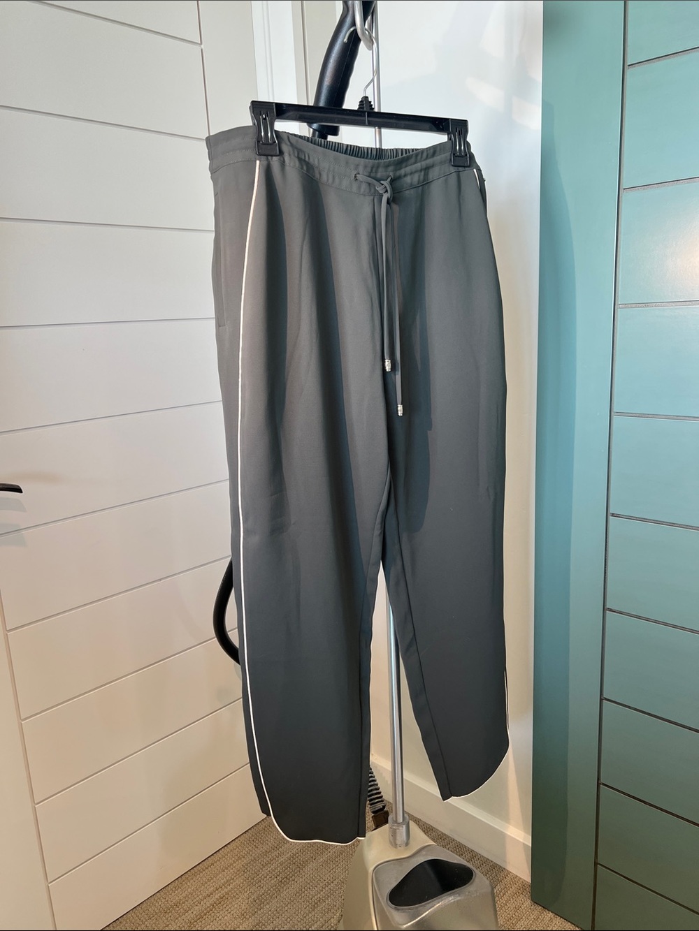 Ted Baker Charcoal Joggers with White Side Stripe